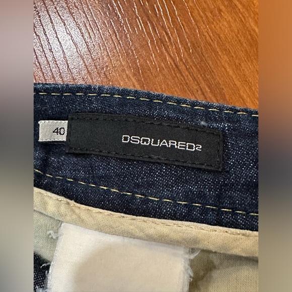 Dsquared2 Vintage Denim Set, Cropped Jacket & Low-Rise Pants Italian Size 40 - Picture 15 of 15